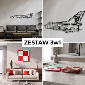 Zestaw Limitowany: Su-22 (Fitter) + Szachownica Ścienna + Podkładki Szachownice
