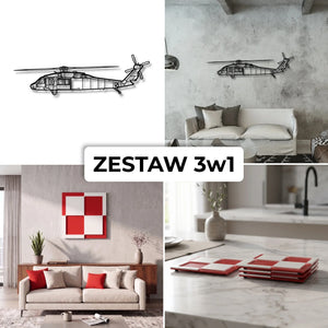 Zestaw Limitowany: UH 3D + Szachownica Ścienna + Podkładki Szachownice