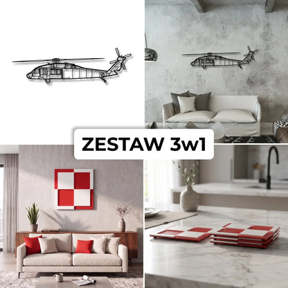 Zestaw Limitowany: UH 3D + Szachownica Ścienna + Podkładki Szachownice