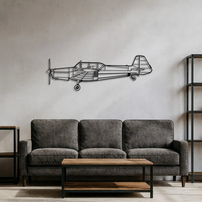 Zlin 526F – Metalowa sylwetka na ścianę | Aircraft Sketches
